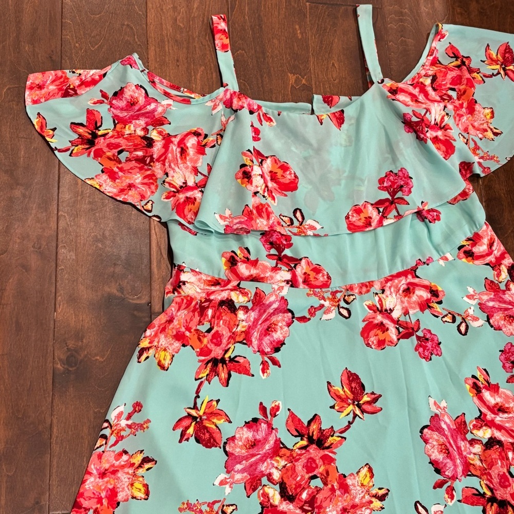 Leslie Fay Off-the-Shoulder Sundress